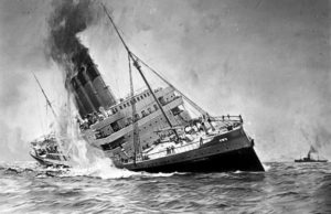 Sinking of the Lusitania, 1915