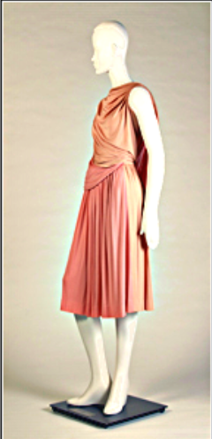 Pink Rayon Jersey Dress by Isabel Toledo