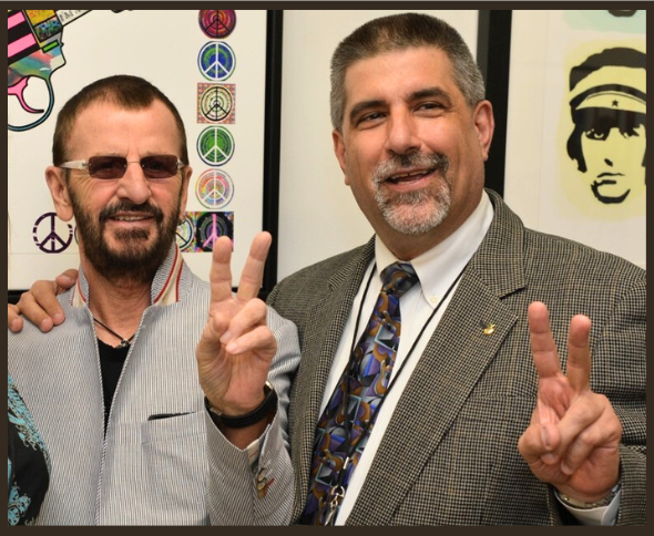 Tom Frangione with Ringo Starr