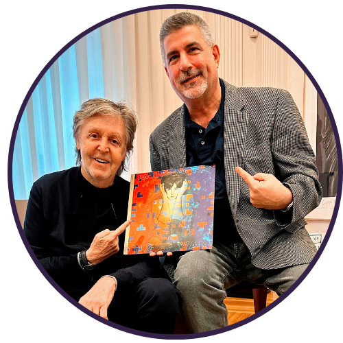 Tom Frangione with Paul McCartney